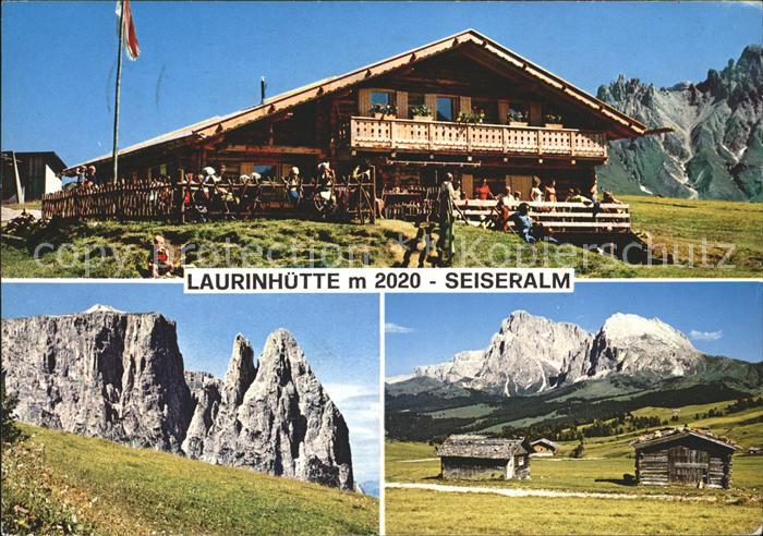 Seiseralm Chiemgau Almrestaurant Laurinhuette Dolomiten Schlerngebiet