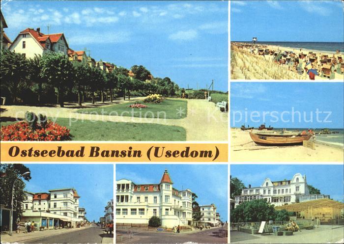 Bansin Ostseebad Strandpromenade Karl Marx Str FDGB Erholungsheim Julian Marchle