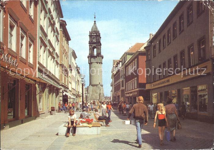 Bautzen Sachsen Reichenstrasse mit Reichenturm