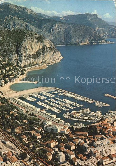 Beaulieu-sur-Mer Vue aerienne Le port de plaisance la pl