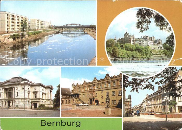 Bernburg Saale Saalepartie Schloss Carl Maria von Weber Theater Langes Haus im S