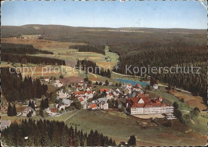 Friedenweiler im Hochschwarzwald Fliegeraufnahme