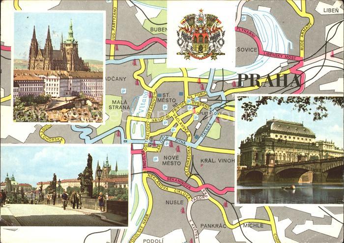 Praha Prahy Prague Hradcany Karluv most Narodni divadio