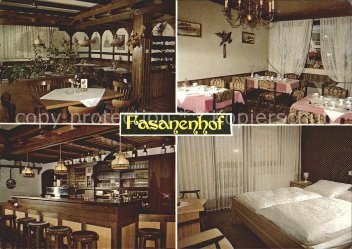 Datterode Gaststaette Pension Fasanenhof Gaststube Bar Zimmer