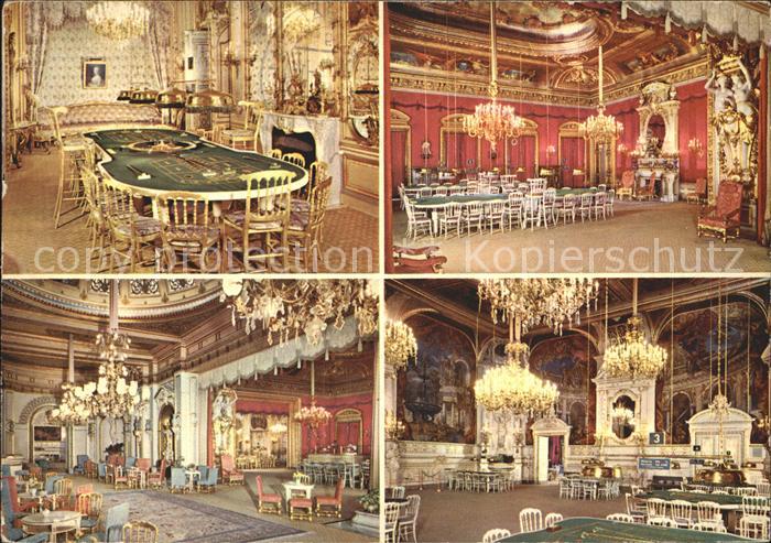 BADEN-BADEN BW Pompadour Saal Roter Saal Gr?ner Saal Blick in die Spiels?le