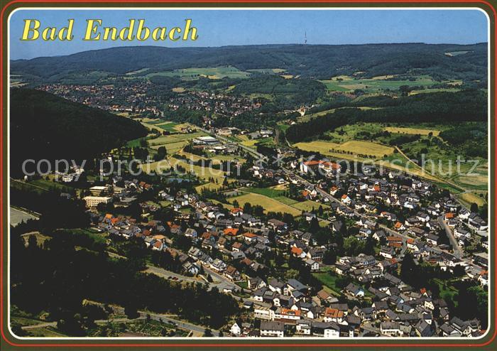 Bad Endbach Hessisches Bergland Fliegeraufnahme