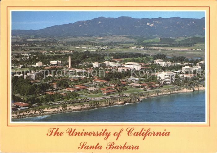 Santa Barbara California University of California aerial view