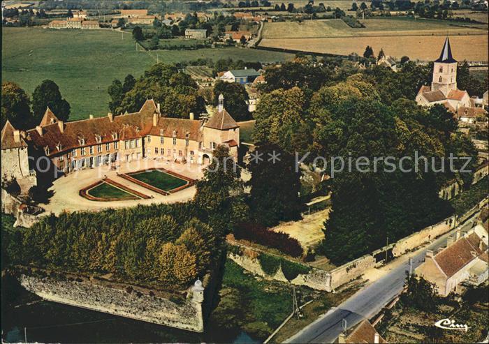Epoisses Chateau Eglise vue aerienne