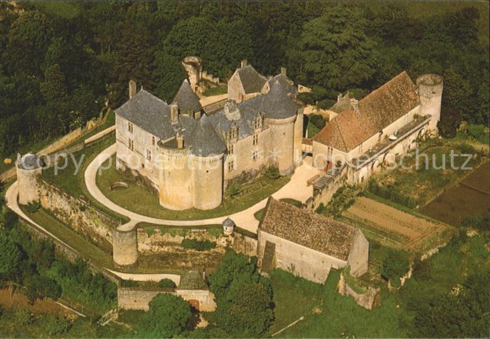 Sainte-Mondane Chateau de Fenelon vue aerienne