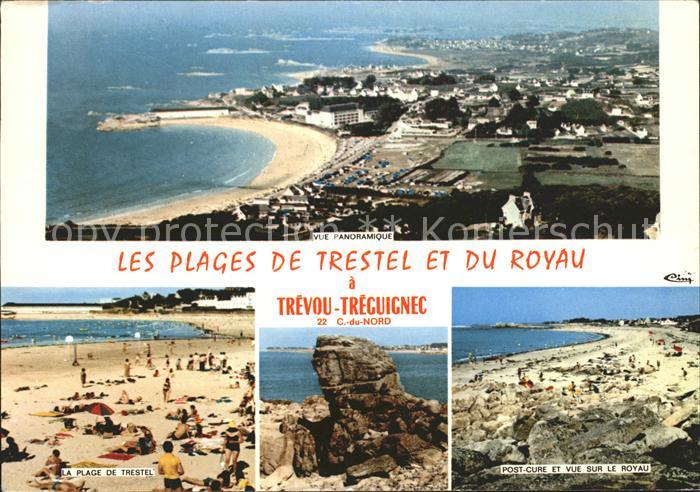 Trevou-Treguignec Plages de Trestel et du Royau vue panor