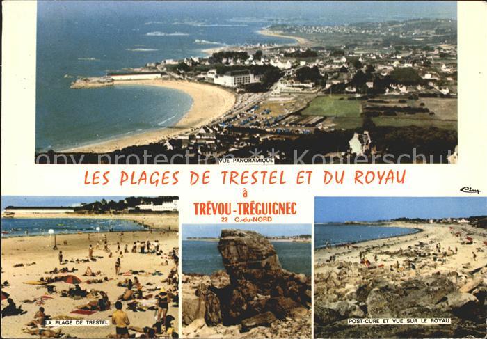 Trevou-Treguignec Plages de Trestel et du Royau vue panoramique