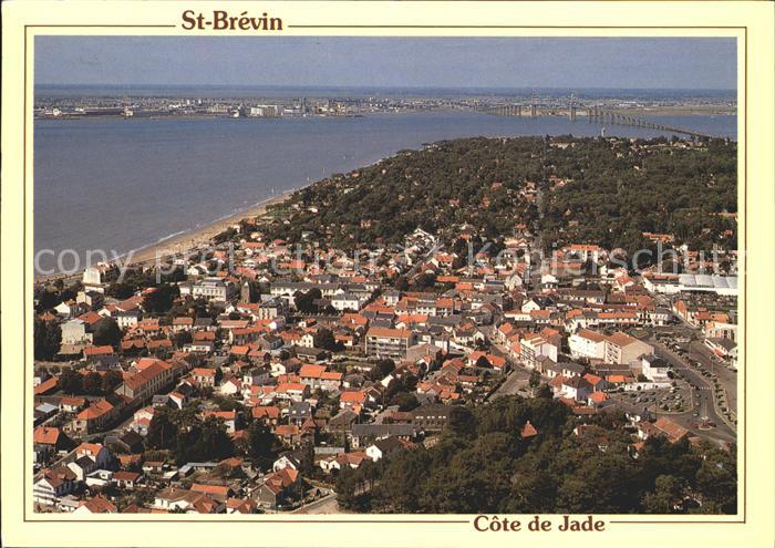 Saint-Brevin-les-Pins Cote de Jade Bretagne vue aerienne