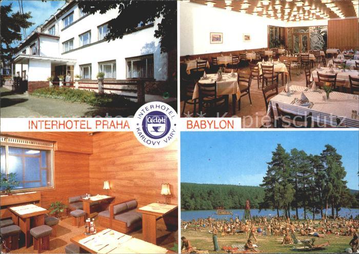 Babylon Babilon Interhotel Karlovy Vary Restaurant Badesee
