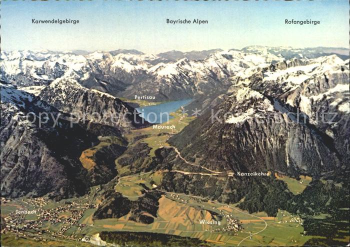 Achensee Panorama Achenseegebiet Karwendelgebirge Bayerische Alpen Rofangebirge
