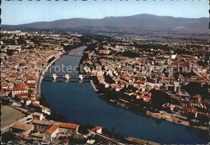 Romans Bourg de Peage Vue generale aerienne