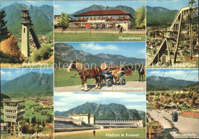 GARMISCH-PARTENKIRCHEN Bayern Olympia Skistadion Skispringen Schanze Kramer Eckb