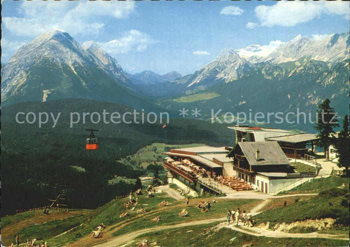 Seefeld Tirol Rosshuette Bergbahn Hohe Munde Zugspitze Wettersteingebirge