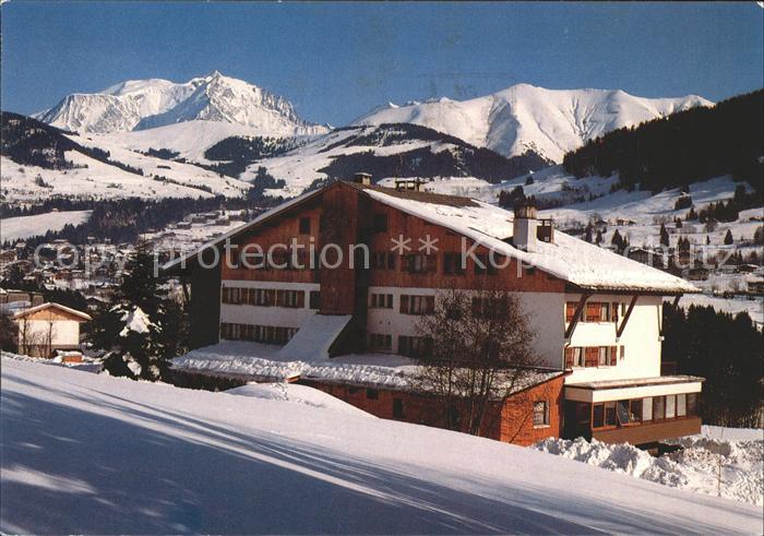Megeve Chalets du Prariand Mont Blanc Winterpanorama