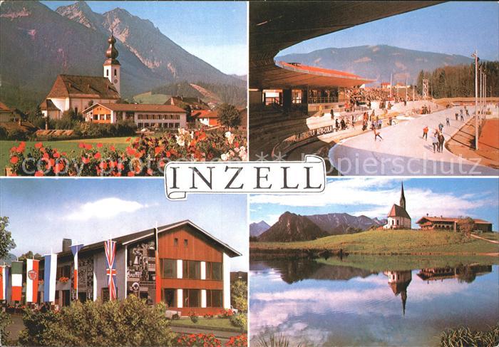 Inzell Traunstein Bayern Kirche Kurhaus Luftkurort Stadion Sportbahn