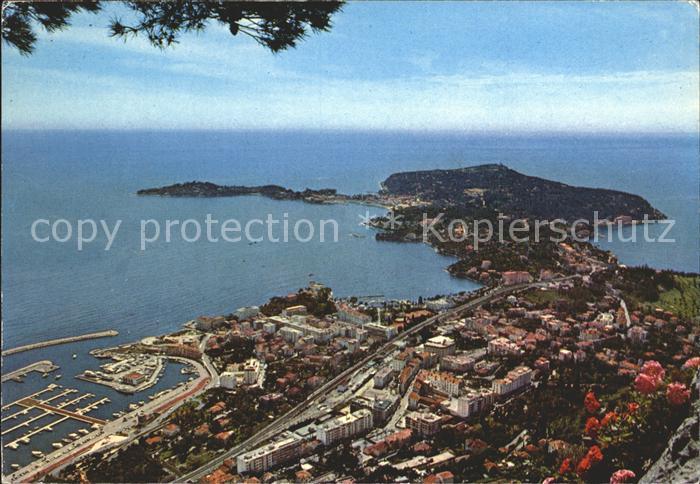 Beaulieu-sur-Mer et Cap Ferrat vue panoramique Cote d_Az