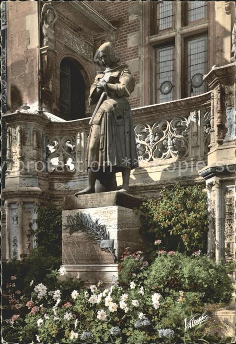 Orleans Loiret Statue de Jeanne d Arc devant l' Hotel de Ville