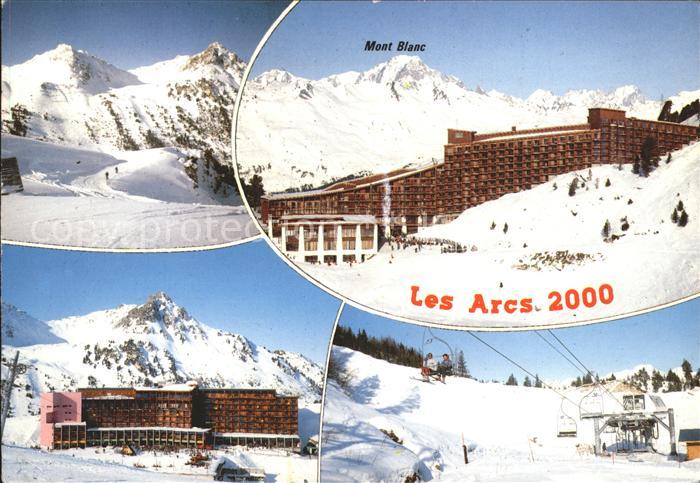 Bourg-Saint-Maurice Les Arcs 2000 Residence Wintersportplatz Mont Blanc