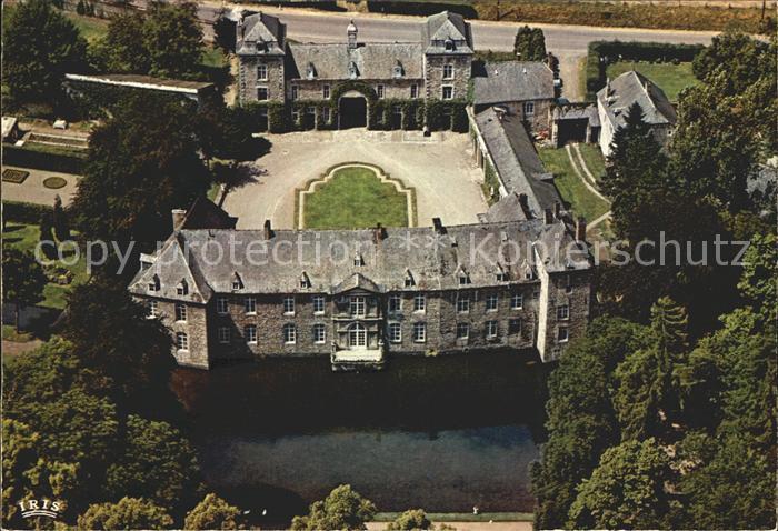Annevoie-Rouillon Chateau Schloss Fliegeraufnahme