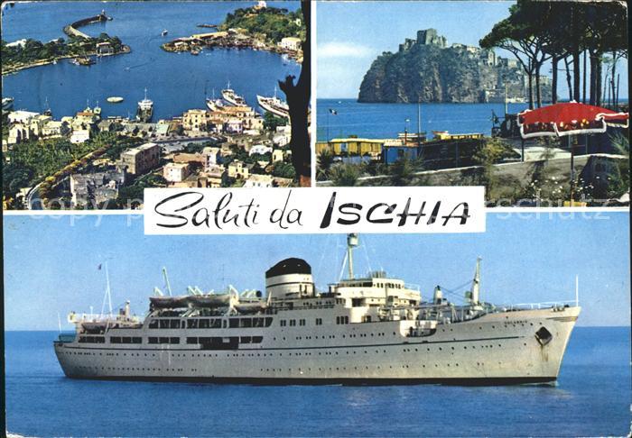 Ischia Panorama Insel Faehre Passagierschiff