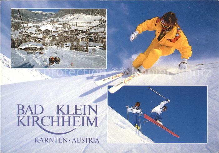 Bad Kleinkirchheim Kaernten Wintersportzentrum Skifahrer Sessellift