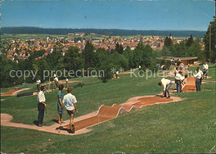 FREUDENSTADT BW Minigolfplatz Hoehenluftkurort Schwarzwald