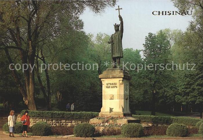 Chisinau Kichinev Monument to Stefan the Great Denkmal Stefan der Grosse