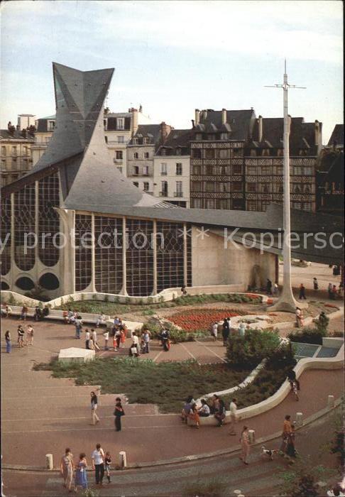 Rouen Place du Vieux Marche Chapelle Sainte J