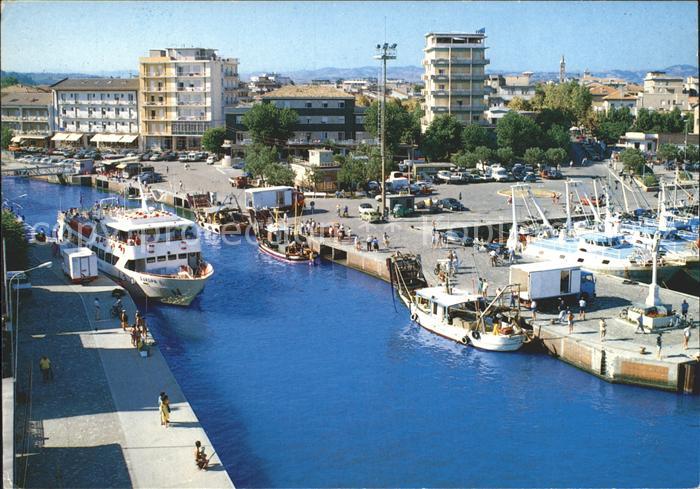 Cattolica Rimini Porto Canale Kanal Hafen