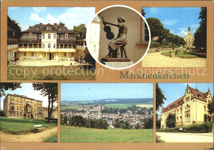 Markneukirchen Musikinstrumente Museum Plastik Geigenbauer Rathaus Lutherplatz M