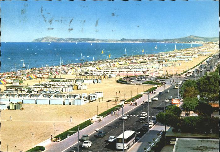Rimini Lungomare e spiaggia Seepromenade Strand