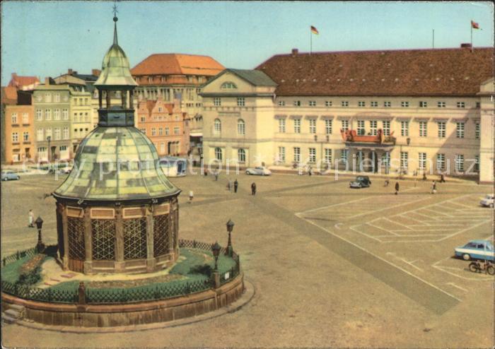 Wismar Mecklenburg Vorpommern Marktplatz Pavillon