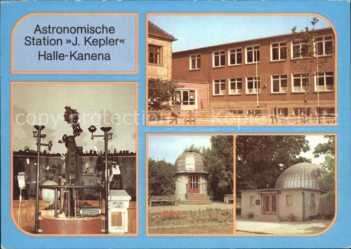 Halle Saale Astronomische Station J Kepler Schule Planetarium Sternwarte