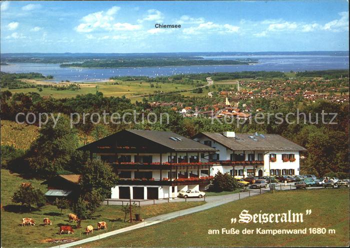 Bernau Chiemsee Berggasthof Seiseralm am Fusse der Kampenwand