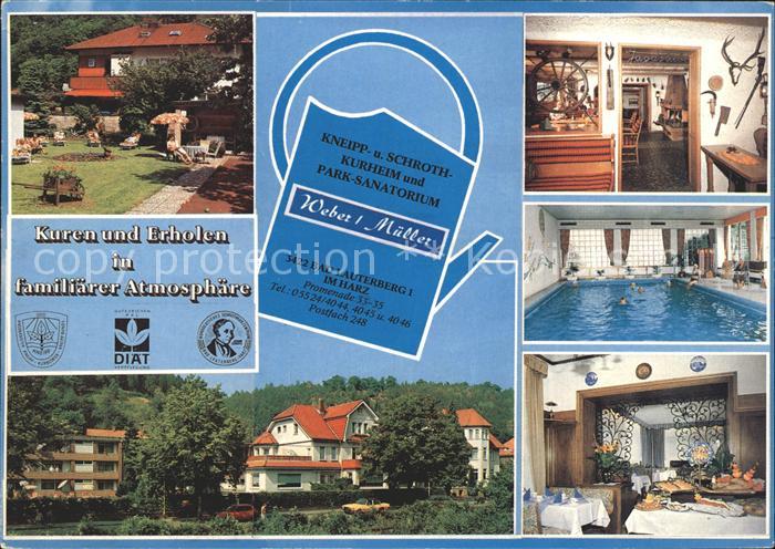 Bad Lauterberg Parksanatorium Kneipp Schroth Kurheim