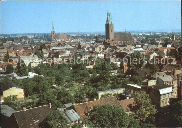 Stendal Stadtbild mit Kirche