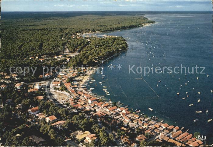 Arcachon Gironde Le Canon Piraillan Le Piquey vue aerienne