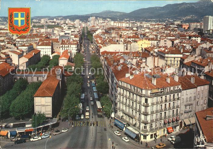 Toulon Var Vue aerienne Centre Boulevard de Strasbourg