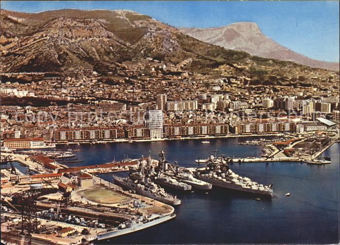 Toulon Var Rade Faron et le Coudon vue aerienne