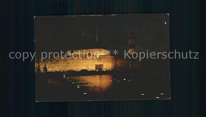 Leuchtturm Lighthouse Castle Floodlit Southsea