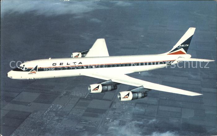 Flugzeuge Zivil Delta Douglas DC-8 Fanjet