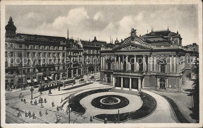 Strassenbahn Bruenn Brno Stadttheater