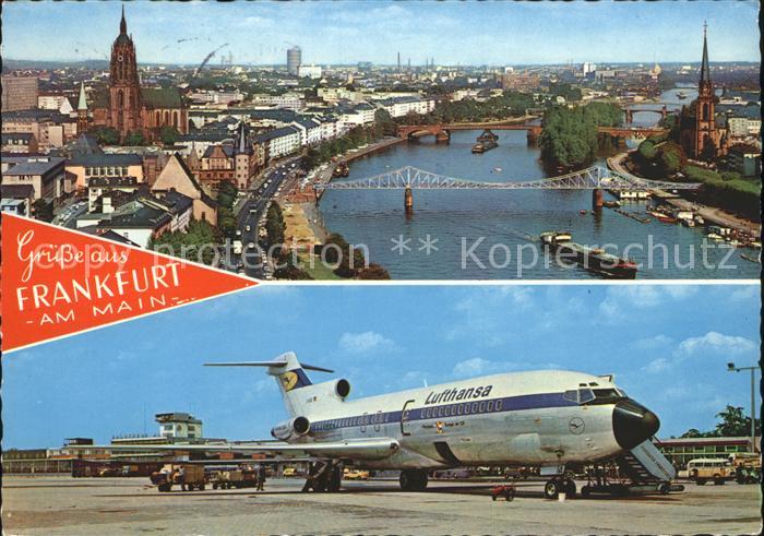 Lufthansa Frankfurt am Main Eiserner Steg Dom