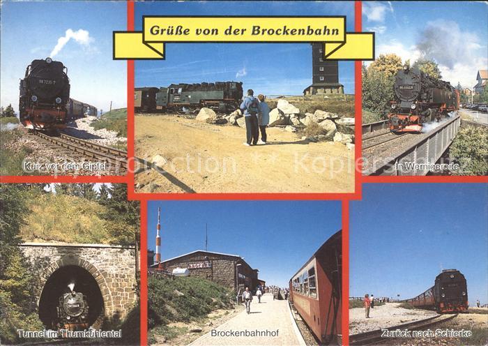 Lokomotive Brockenbahn Bahnhof Tunnel Thumkuehlental