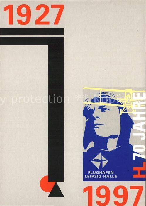 Flugzeuge Zivil Pilot Flughafen Leipzig-Halle 70 Jahre