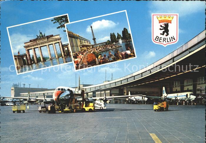 Flugzeuge Zivil Flughafen Tempelhof Berlin